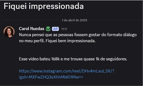 179k de views + 1000 seguidores com 1 vídeo
